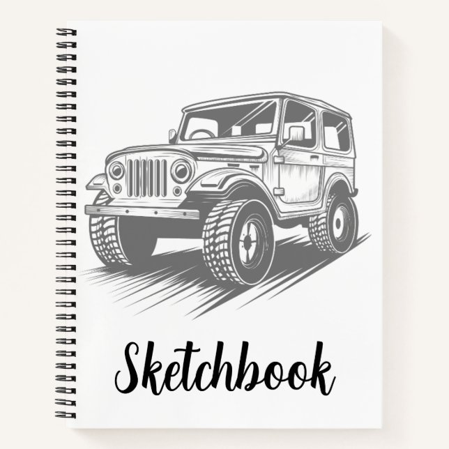Minimalist Sketchbook Notebook (Front)