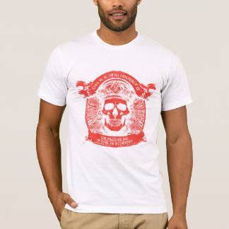Minimalist Skull Silhouette T-Shirt