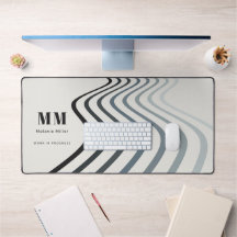 Minimalist Slate Grey Custom Name Work Organizer