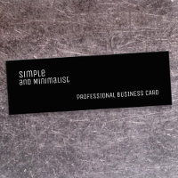Minimalist slim black