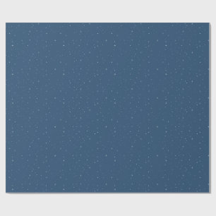 Minimalist Snow and Twinkles Holiday  Wrapping Paper