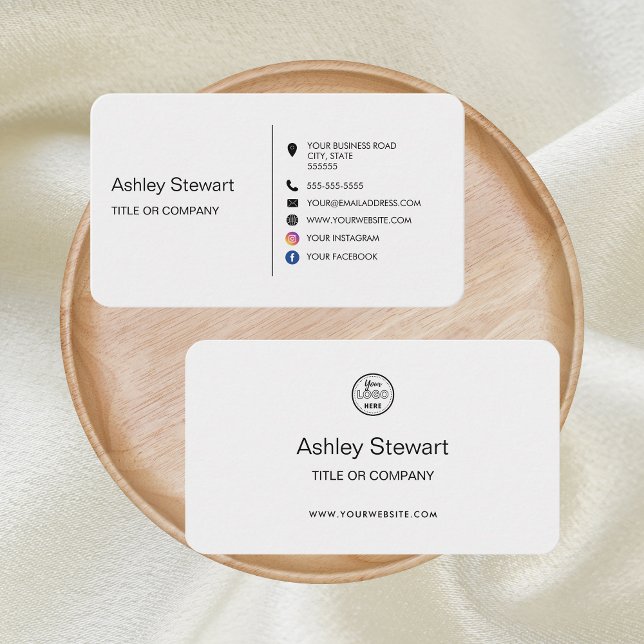 Minimalist Social media Logo Website Modern Business Card (Creator Uploaded)