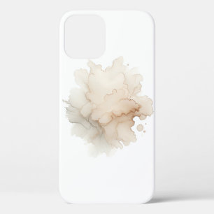 Minimalist Soft Beige Abstract Flower Phone Case