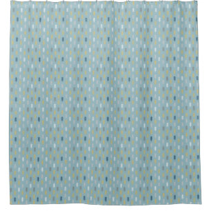 Minimalist Soft Blue Off-white Gold Pattern