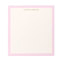 Minimalist Soft Pink Border Personalized Name