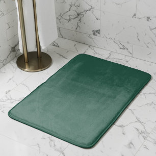 Minimalist Solid Colour Dark Teal Bath Mat