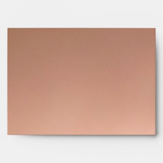 Minimalist Solid Peach Envelope