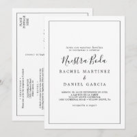 Minimalist Spanish Nuestra Boda All In One