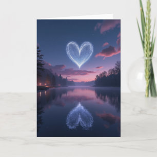Minimalist Sparkling Heart Card