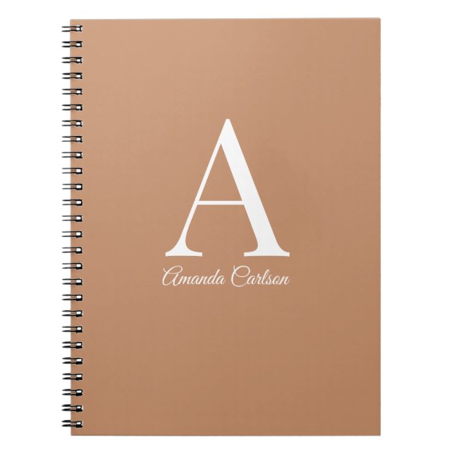 Minimalist Spiral Notebook (Front)