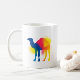 Minimalist Spray Paint Camel Silhouette Coffee Mug