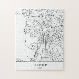Minimalist St Petersburg Jigsaw Puzzle