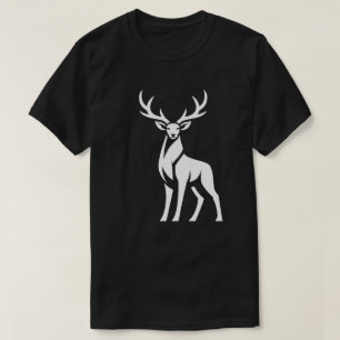 Minimalist Stag Deer Silhouette T-Shirt