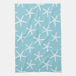 Minimalist Starfish Coastal Pattern Kitchen Towel
