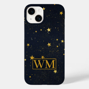 Minimalist Starry Night Sky Initials Case-Mate iPhone 14 Case
