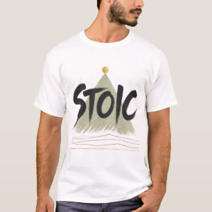 Minimalist Stoic Philosophy T-Shirt - STOIC Mounta