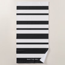 Minimalist stripes of black and white