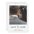 Minimalist Style | One Photo Save The Date