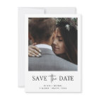Minimalist Style | One Photo Save The Date