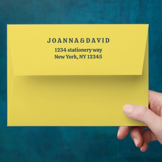 Minimalist Style | Retro Typewriter Address  Envelope (Hand)