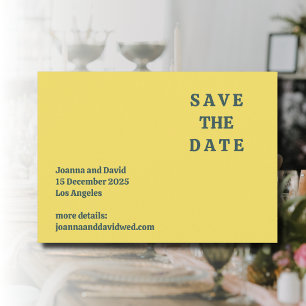 Minimalist Style   Retro Typewriter Font Wedding Save The Date