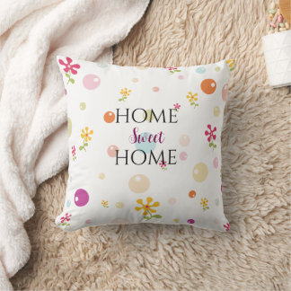 Minimalist Sweet Home Housewarming Throw Pillow