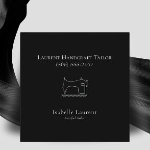 Minimalist Tailor Seamstress professional Calling Card