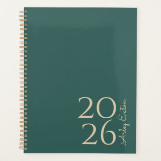 Minimalist Teal Custom Personal Monthly Planner