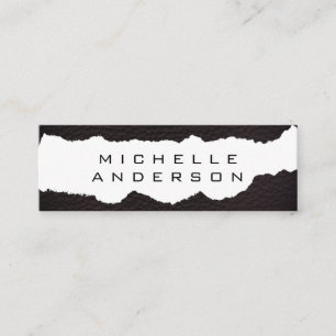 Minimalist Texture Mini Business Card