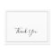 Minimalist Thank You Card