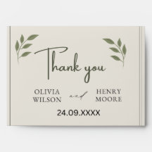 Minimalist Thank You Favour Box