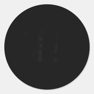 Minimalist Think Outside The Box Classic Round Sticker