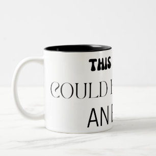 Minimalist This Meeting Could Have Been An Email Two-Tone Coffee Mug