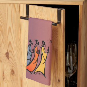 Minimalist Three Wise Men Kitchen Towel