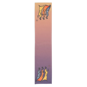 Minimalist Three Wise Men Short Table Runner