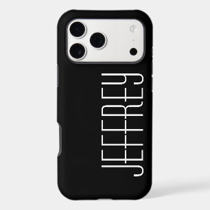 Minimalist Tough Black with Jumbo White Name
