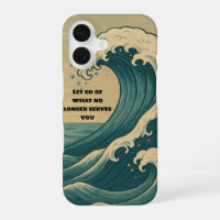 Minimalist Tranquil Ocean Wave 'Let Go'