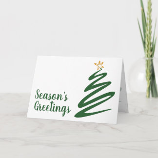Minimalist Tree Card