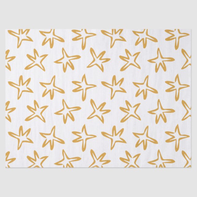 Minimalist Tree Star Tissue Paper (Front)