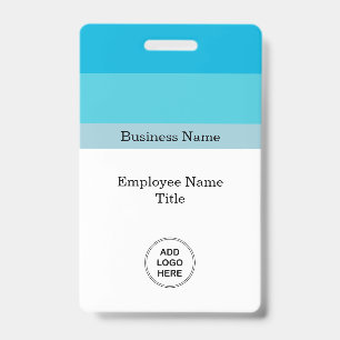 Minimalist Trendy Business Employee Name Badge