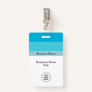 Minimalist Trendy Business Employee Name Badge