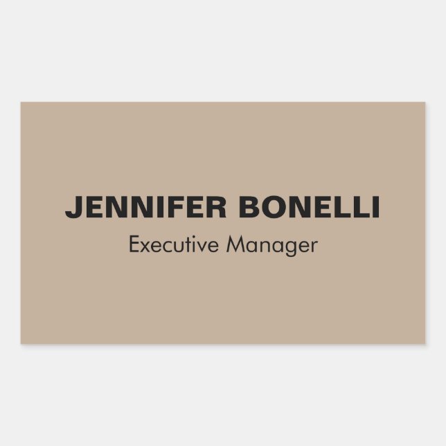 Minimalist trendy personalized customized name sticker (Front)