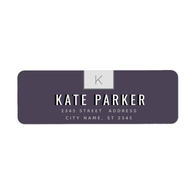 Minimalist trendy simple monogram (Front)