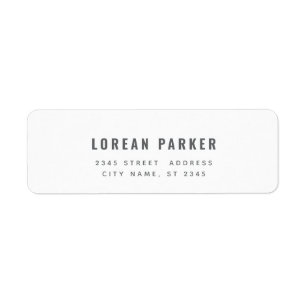 Minimalist trendy simple plain bold