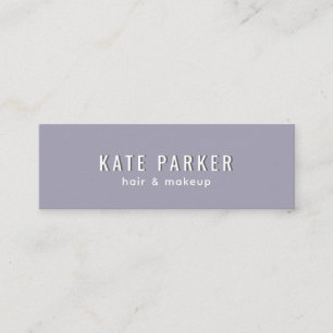 Minimalist trendy simple plain business card