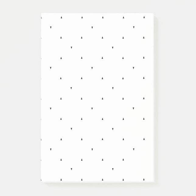 Minimalist Triangle Pattern File Folder Set Post-it Notes (Front)