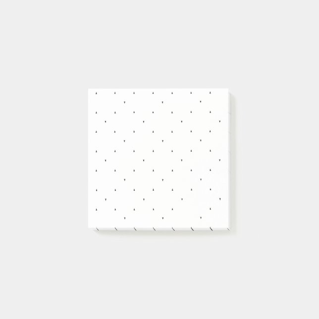 Minimalist Triangle Pattern File Folder Set Post-it Notes (Front)