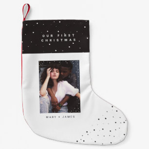 Minimalist Typewriter   Merry and Married Small Ch Christmas Stocking