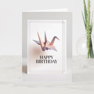 Minimalist Typography Birthday Card