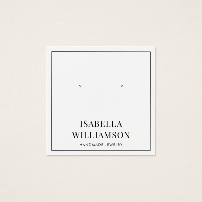 Minimalist Typography Border (Front)